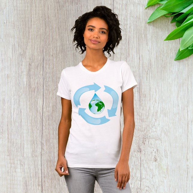 Water Recycling Womens T-Shirt (Creator Uploaded)