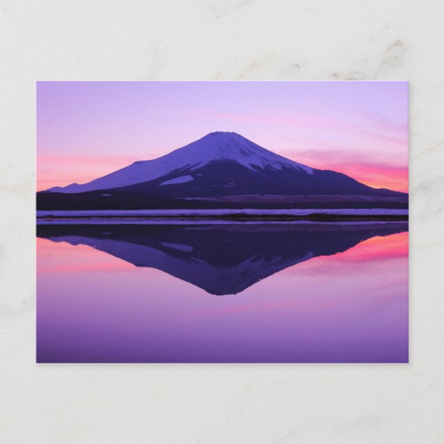 Water Reflections | "Sakasa-Fuji" Postcard (Front)