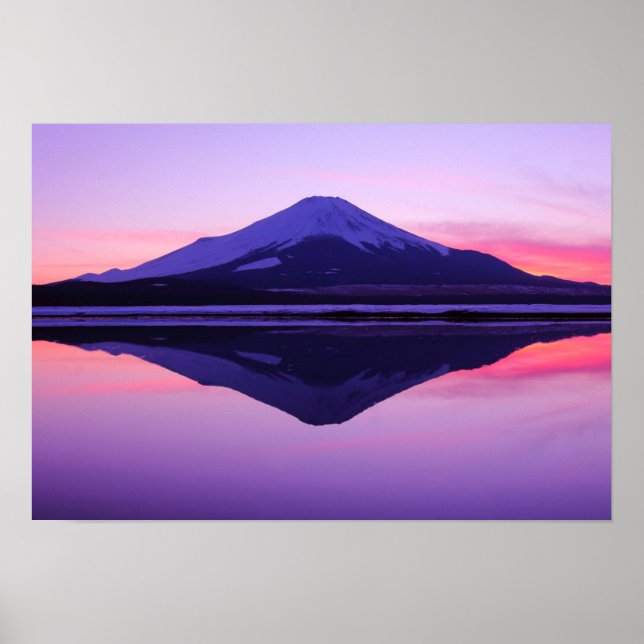 Water Reflections | "Sakasa-Fuji" Poster (Front)