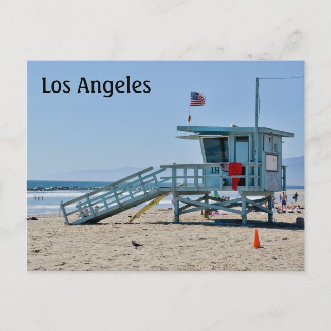 Water Rescue - Los Angeles Postcard (Front)