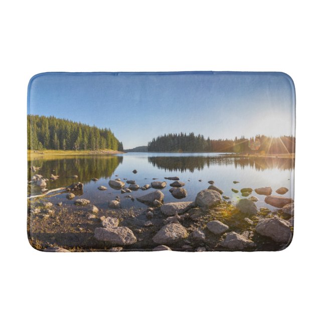 Water | Rhodope Mountains, Bulgaria Bath Mat (Front)