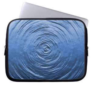 Water Ripple Blue Laptop Sleeve