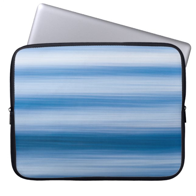 Water ripple illustration laptop sleeve (Front)