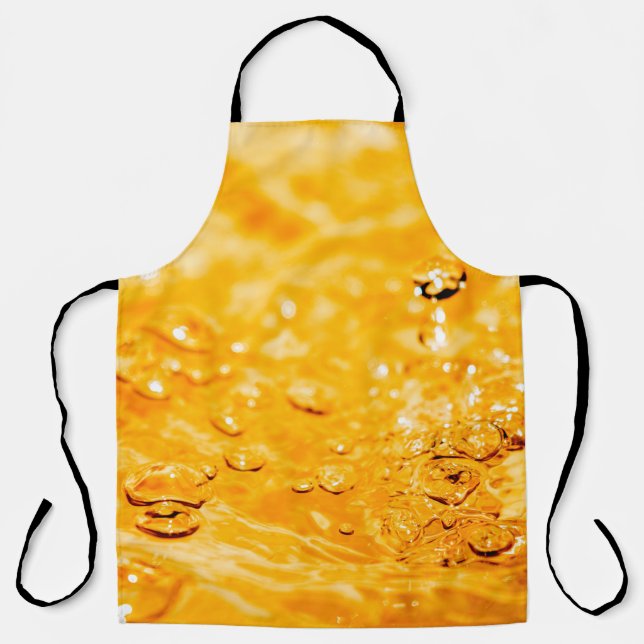 Water ripple liquid clean surface apron (Front)