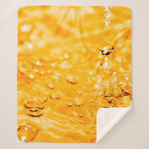 Water ripple liquid clean surface sherpa blanket