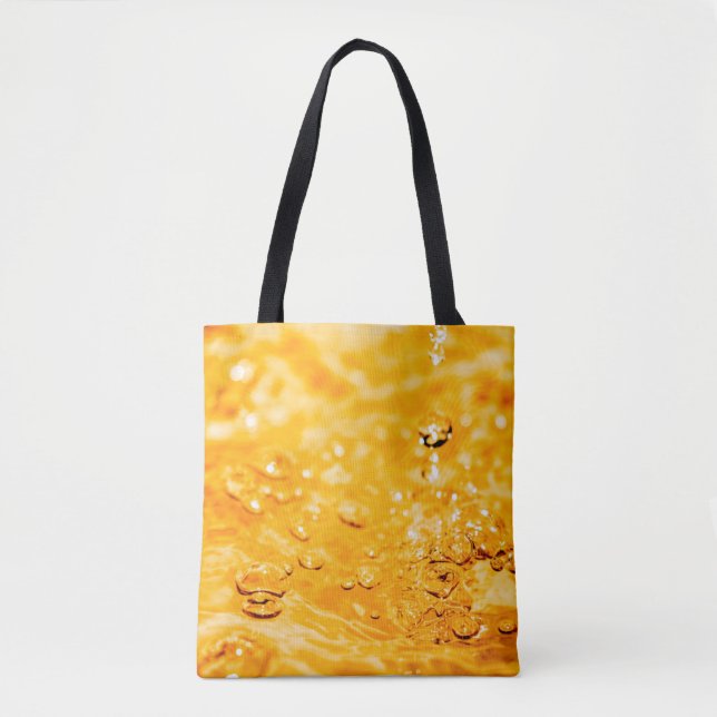 Water ripple liquid clean surface tote bag (Front)