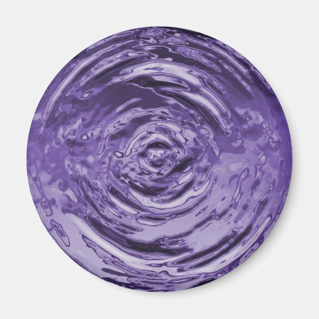 Water Ripple Purple Magnet (Front)
