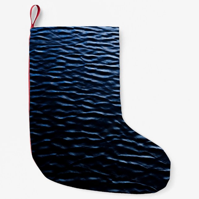 WATER RIPPLE SMALL CHRISTMAS STOCKING (Front)