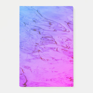 Water Ripples Soft Pink Aqua Lovely Abstract Post-it Notes