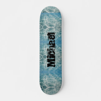 Water Rippling Abstract Design to Personalise Skateboard