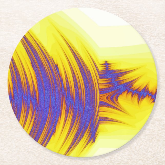 WATER ROUND PAPER COASTER (Front)