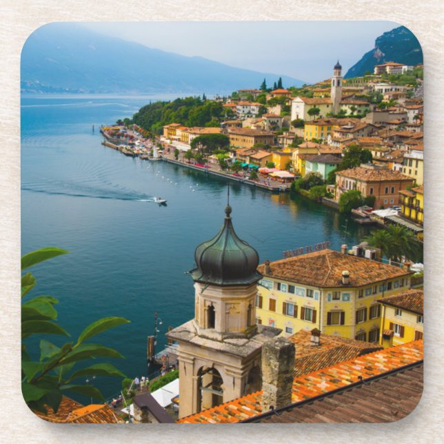 Water | San Benedetto Church Lake Garda, Italy Coaster (Front)