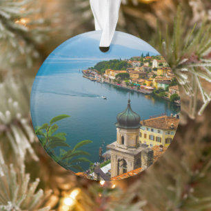 Water   San Benedetto Church Lake Garda, Italy Ornament