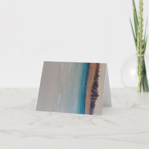 Water scene thank you card
