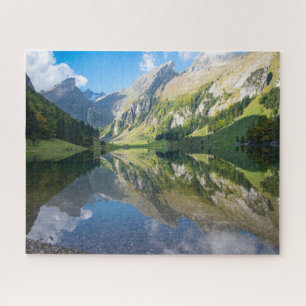 Water   Seealpsee Lake  Swiss Alps Switzerland Jigsaw Puzzle