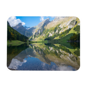 Water   Seealpsee Lake  Swiss Alps Switzerland Magnet