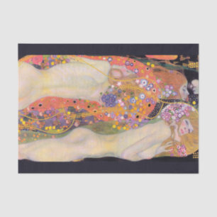 Water Serpents, Gustav Klimt Tissue Paper
