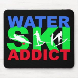 Water Ski Addict Mousepad