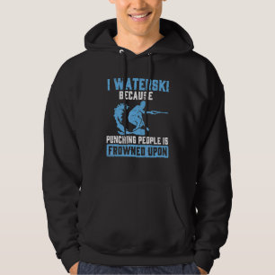 Water Ski Boat Humour Summer 2022 Hoodie