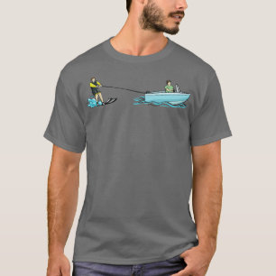 Water Ski Illustration T-Shirt