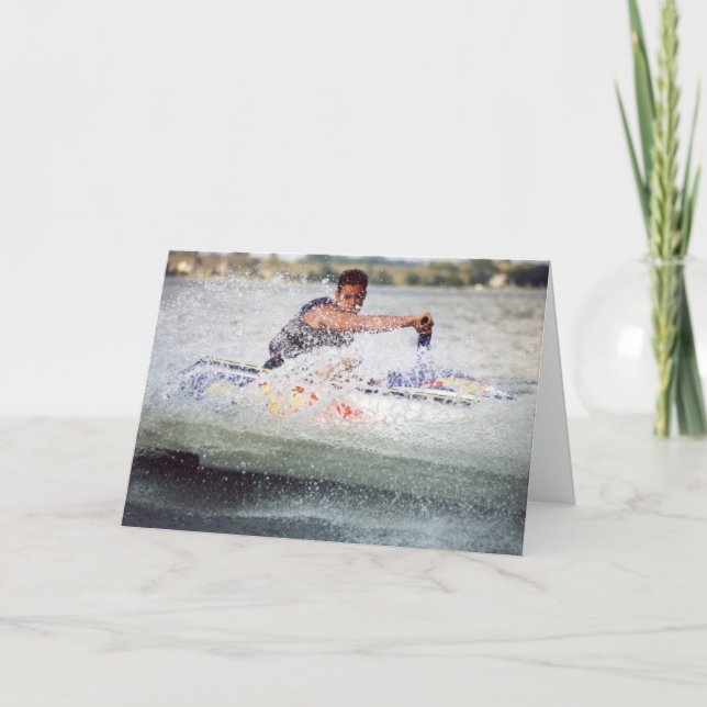Water ski summer fun card (Front)