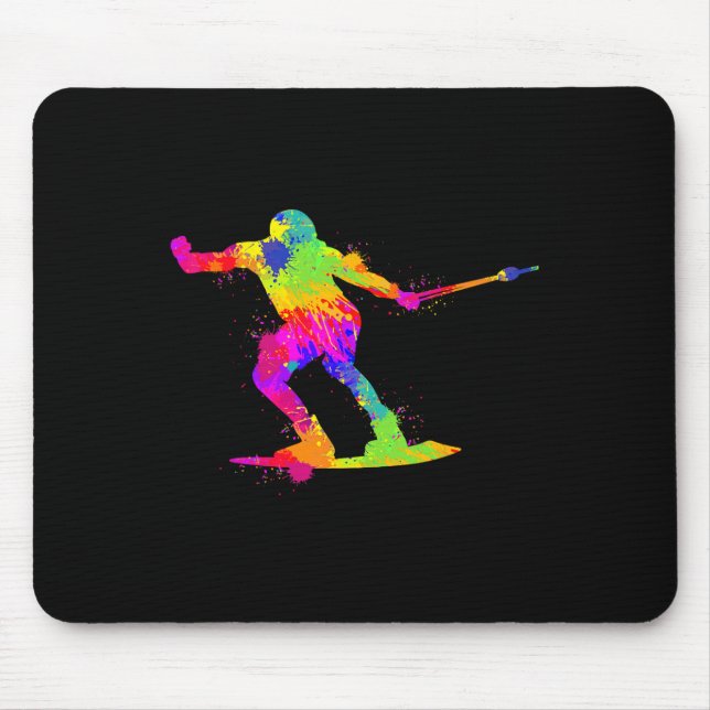Water Ski Water Skiing 1  Mouse Pad (Front)
