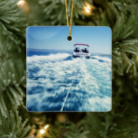 Water Skiing Behind Speed Boat