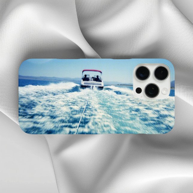 Water Skiing Behind Speed Boat Horizontal Photo Case-Mate iPhone Case (Water Skiing Behind Speed Boat Horizontal Photo Case-Mate iPhone Case)