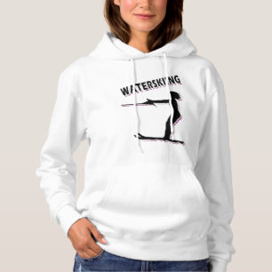 Water Skiing For Women Water Sports Hobby Hoodie