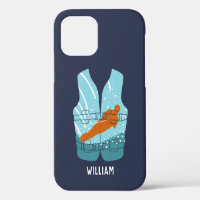 Water Skiing Life Jacket Graphic Personalised