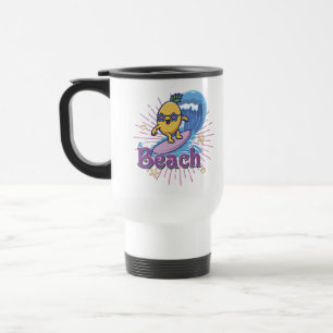 Water skiing Pineapple Travel Mug