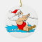 Water Skiing Santa
