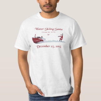 Water Skiing Santa Claus - Chautauqua Lake T-Shirt