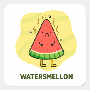 Water-smellon Fruit Melon Pun Sticker