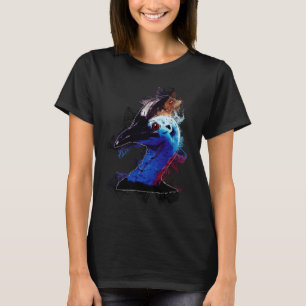 Water Splash Bird Head Cassowary T-Shirt