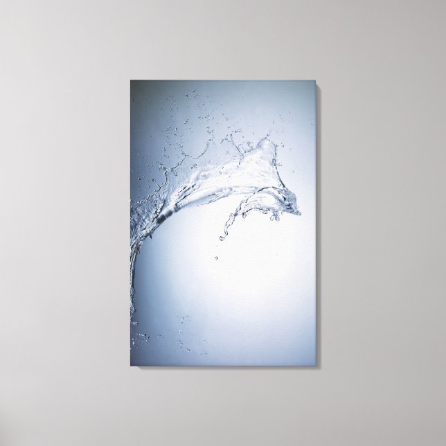 Water Splash Canvas Print (Front)