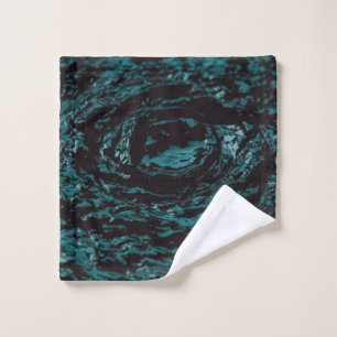 Water splash in close up photography wash cloth