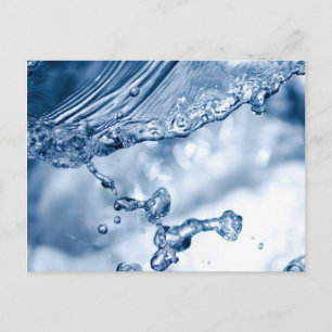 Water Splash Postcard