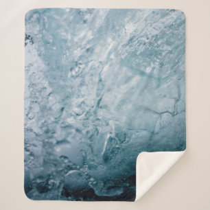 Water splash sherpa blanket