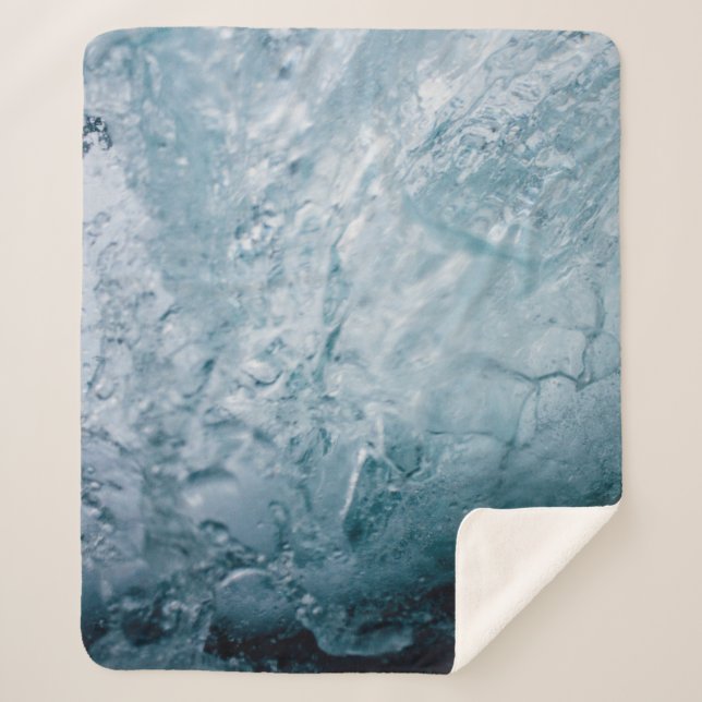 Water splash sherpa blanket (Front)
