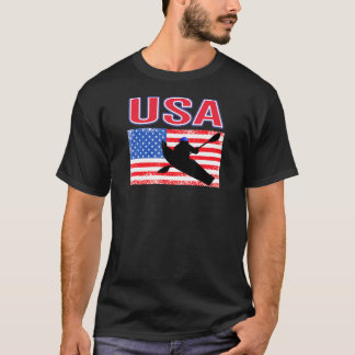 Water Sports Usa Fans Love To Kayak Summer Games T-Shirt