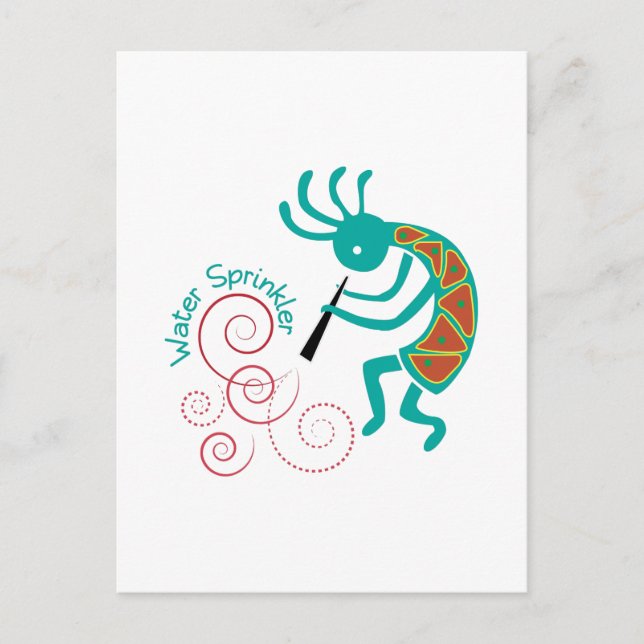 Water Sprinkler Postcard (Front)