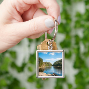 Water Spruce Lake Quebec, Canada Key Ring