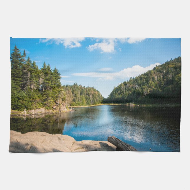 Water | Spruce Lake Quebec, Canada Tea Towel (Horizontal)