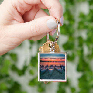 Water   St. Louis Missouri Bay Key Ring