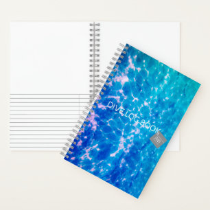 Water Surface Pattern DIVE LOGBOOK Notebook