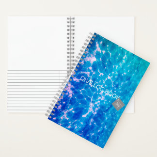 Water Surface Pattern DIVE LOGBOOK Notebook