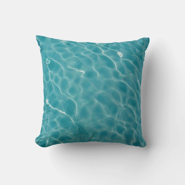 Water Surface (Style 5) Oil Painting Cushion (Front)