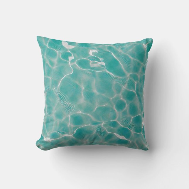 Water Surface (Style 7) Oil Painting Cushion (Front)