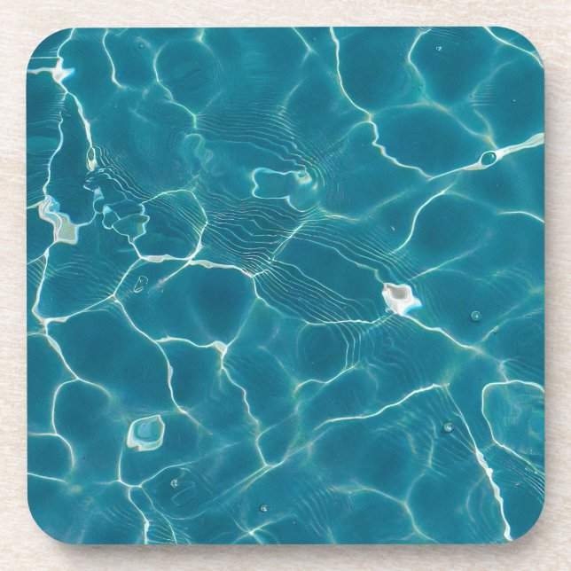 Water Surface (Style 9) Oil Painting Coaster (Front)